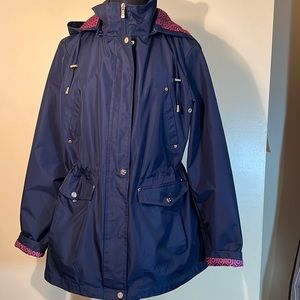 C Wonder.  Dk Navy Blue Rain Jacket